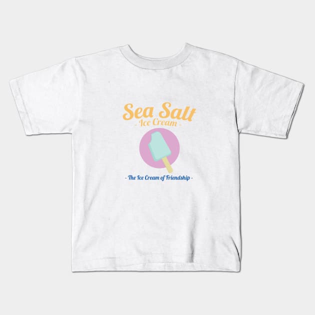 Sea Salt Ice Cream, Friendship Ice Cream Kids T-Shirt by MidnightSky07